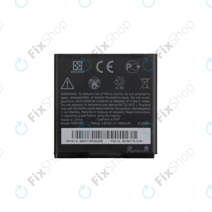 HTC Sensation XL - Akku Batterie BI39100 1600mAh