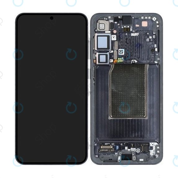 Samsung Galaxy S25 Plus - LCD Display + Touchscreen Front Glas + Rahmen (Blueblack) OLED