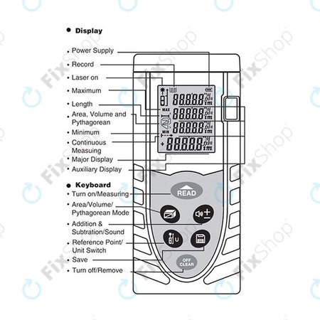 SNDWay SW-M60 - Hochpräzisions-Laserlineal (60m)