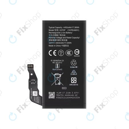 Google Pixel 8a - Akku Batterie GO7DF 4492mAh