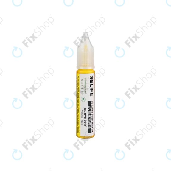 Relife RL-UVH901Y - UV-härtbare Lötmaske - 10ml (Gelb)