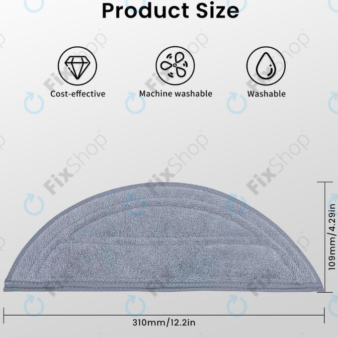 Wischtuch, 2 Stk. für Xiaomi Roborock Saros 10