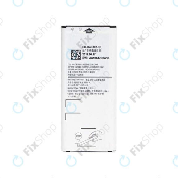 Samsung Galaxy A3 A310F (2016) - Akku Batterie BA310ABE 2300mAh
