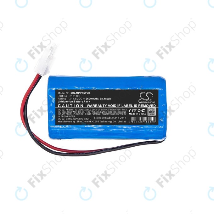 Mamibot PreVac 650, Exvac 660 - Akku Batterie 171103 Li-Lon 14.8V 2600mAh HQ