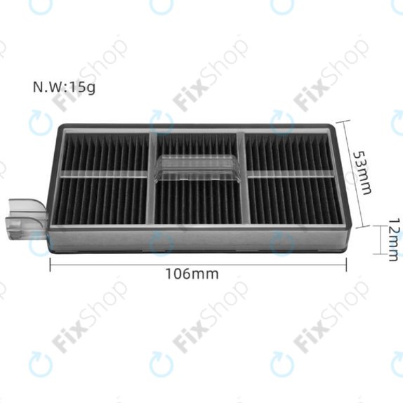 HEPA-Filter, 2 Stk. für Dreame Aqua10 Ultra Roller