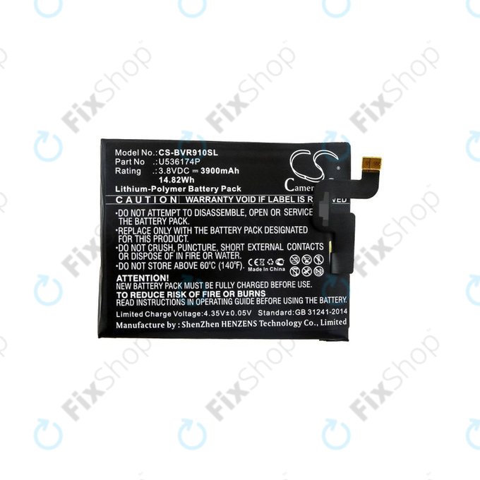 iGet Blackview BV9000 Pro - Akku Batterie U536174P 3900mAh HQ