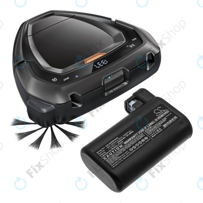 AEG RX-series, Electrolux E, P-series - Akku Batterie S91-0400410-SU2, OSBP72LI, OSBP72LI25 Li-Ion 7.2V 3400mAh HQ