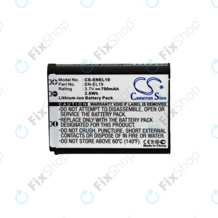 Sony Cyber-shot DSC-RX0, Nikon Coolpix S - Akku Batterie NP-BJ1 Li-Ion 700mAh HQ