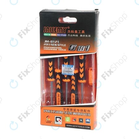 Jakemy JM-8121 - Schraubendreher Set für Apple & Samsung Geräte 5in1