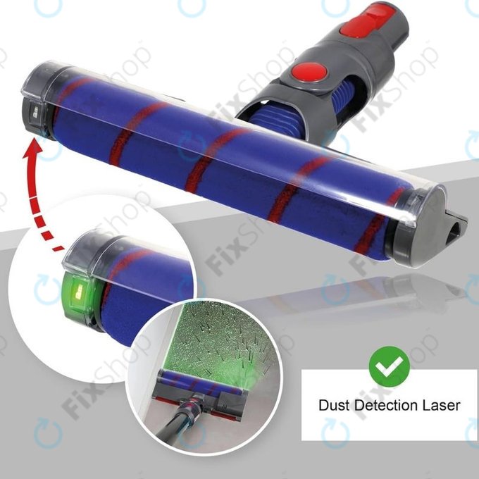 Dyson V-series, Outsize - Bodendüse mit LED-Grünlicht