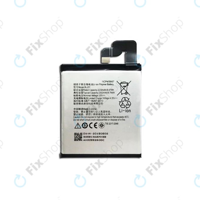 Lenovo VIBE X2, S90 - Akku Batterie BL231 2300mAh