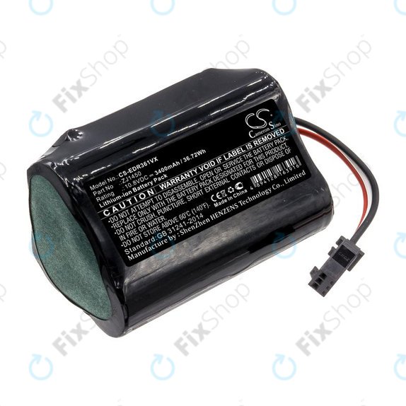 Akku batterie für Ecovacs Deebot Slim, D36, 3400mAh, Li-Ion, 10.8V, ZJ1450, HQ