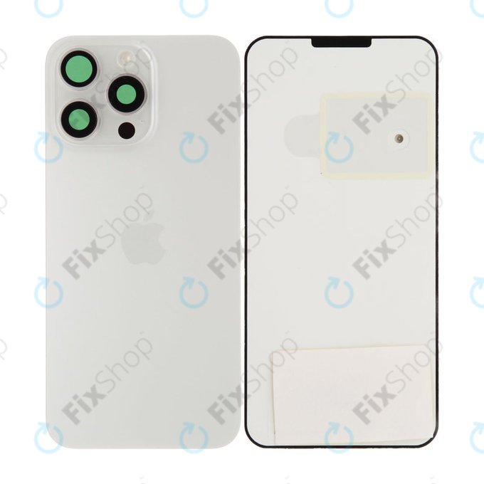 Backcover Glas für iPhone 15 Pro Max | White Titanium | 661-36908 | Genuine Apple