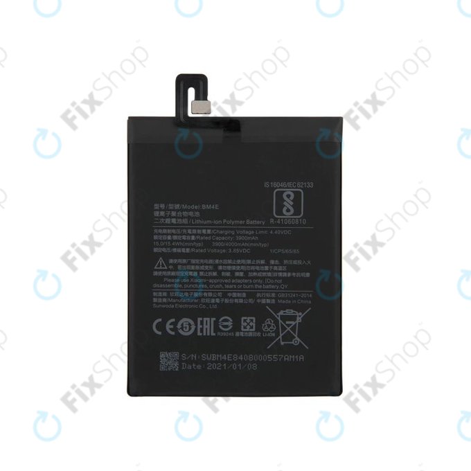 Xiaomi Pocophone F1 - Akku Batterie BM4E 4000mAh