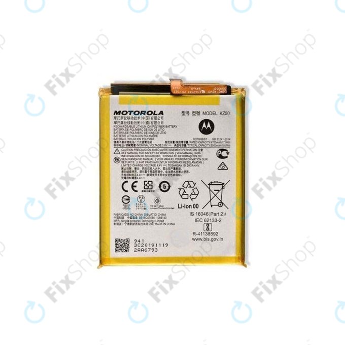 Motorola Moto G8 Power XT2041 - Akku Batterie KZ50 5000mAh - SB18C57585 Genuine Service Pack