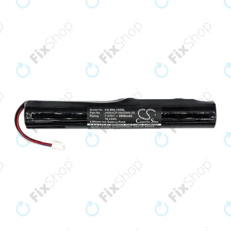 Batterie für Bang & Olufsen Beolit 15, 17, Beoplay A2, 2600mAh, Li-Ion, 7.4V, J406/ICR18650NH-2S, HQ