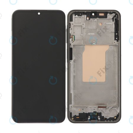 Samsung Galaxy A26 A266E - LCD Display + Touchscreen Front Glas + Rahmen (Black) TFT