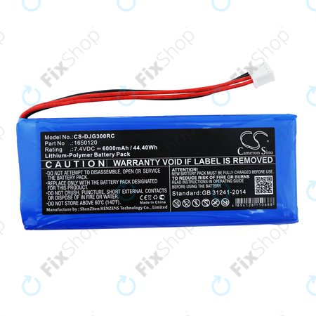 Akku batterie für DJI Inspire 1, 2, Phantom 3, 4, 6000mAh, Li-Pol, 7.4V, 1650120, HQ