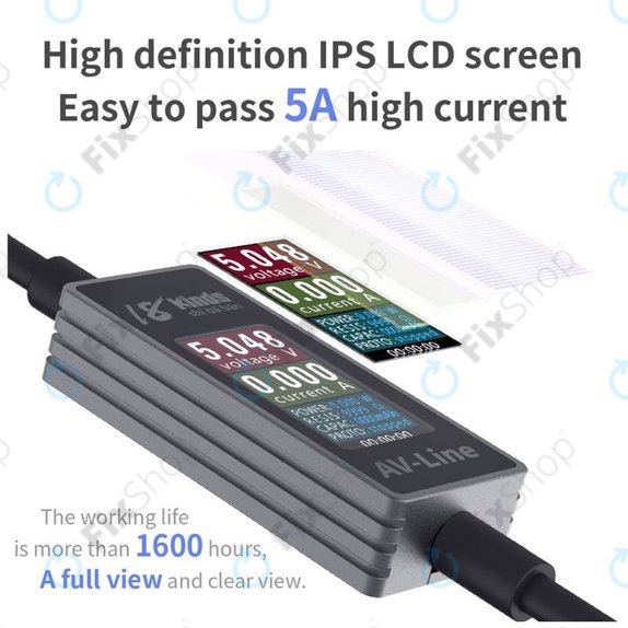 AV-Line - Ladekabel mit Intelligenter Erkennung (Lightning - USB-C)