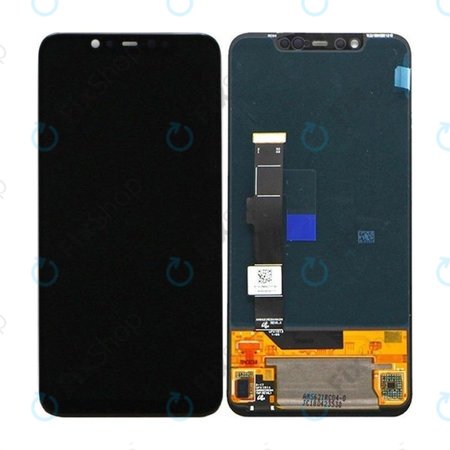 Xiaomi Mi 8 - LCD Display + Touchscreen Front Glas (Black) OLED