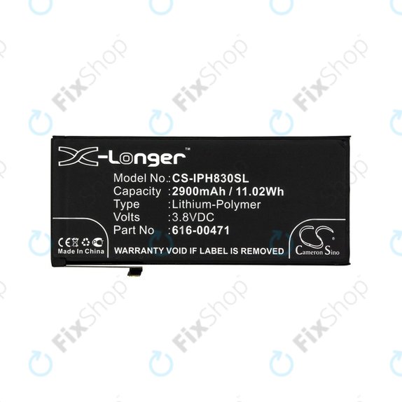 Apple iPhone XR - Akku Batterie 616-00471, 616-00468 2900mAh HQ