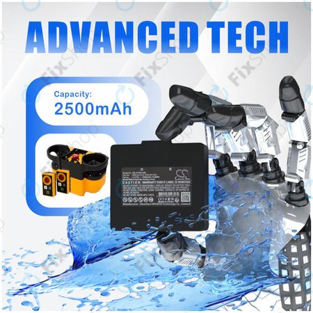 Batterie für Hetronic, 2500mAh, Ni-MH, 3.6V, RHE3620KG, HQ