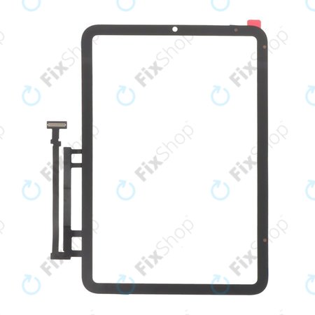 Apple iPad Mini 6, Mini (2024) - Touchscreen Front Glas + Adhesive (Black)