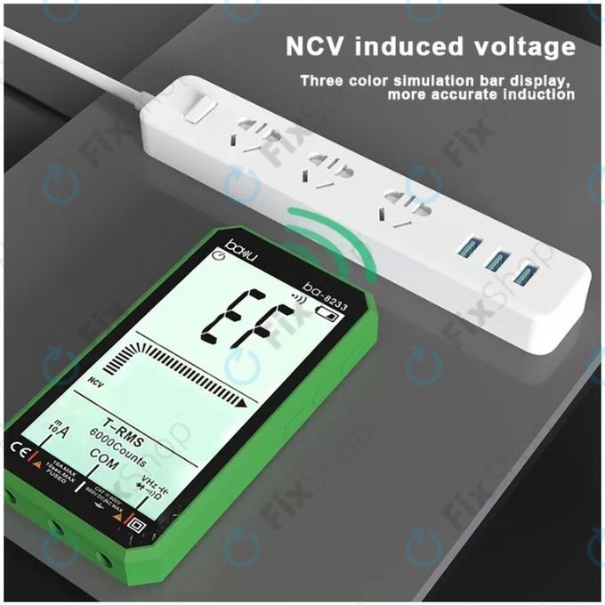 Baku BA-8233 - Professionelles Digitalmultimeter mit Touchscreen