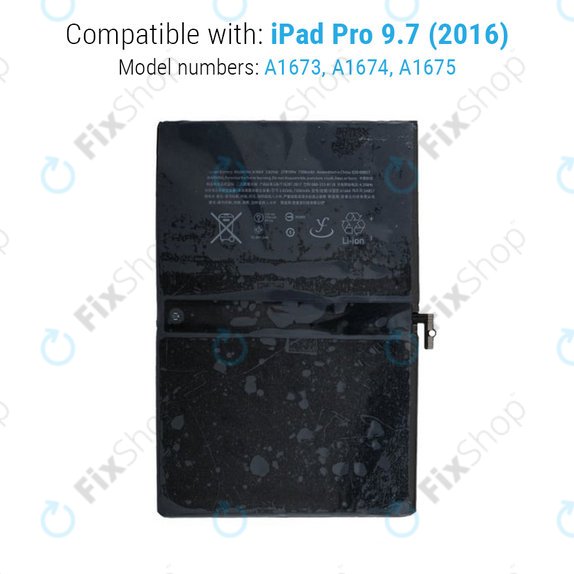 Apple iPad Pro 9.7 (2016) - Akku Batterie 7306mAh