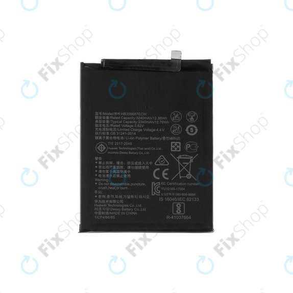 Huawei Mate 10 Lite, Honor 7X, Nova 2 Plus, P Smart Plus (Nova 3i), P30 Lite, P30 Lite 2020 - Akku Batterie HB356687ECW 3340mAh