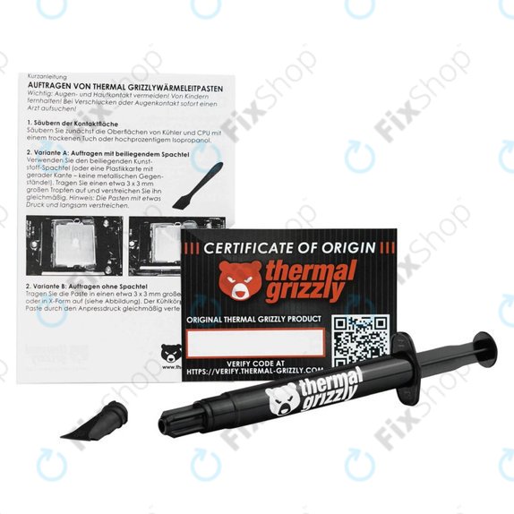 Wärmeleitpaste 1,5ml/3,9g, Thermal Grizzly Hydronaut