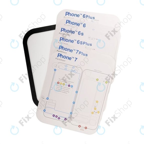 Magnetische Schraubmatte für iPhone 6 - 11 Pro Max