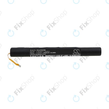 Akku batterie für Lenovo Yoga Tablet 2, 9200mAh, Li-Ion, 3.75V, L14C3K31, HQ
