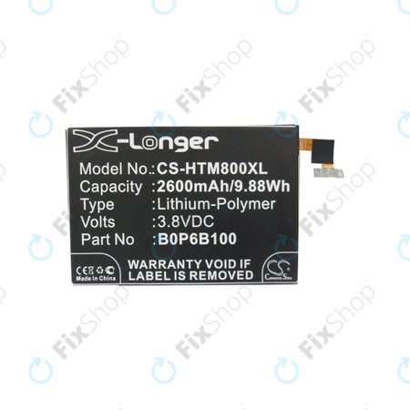 HTC One M8 - Akku Batterie BOP6B100 2600mAh HQ