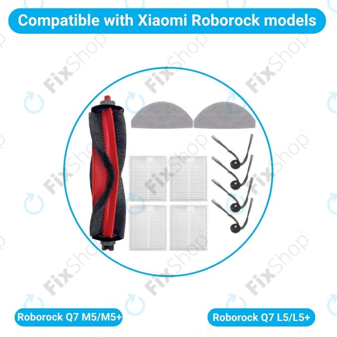 Xiaomi Roborock Q7 M5, Q7 M5+, Q7 L5, Q7 L5+ - Komplett-set