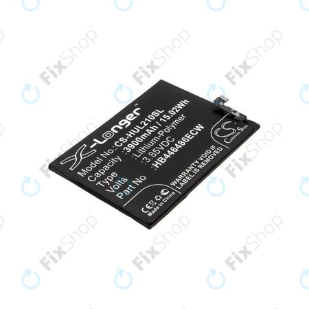 Batterie für Huawei P Smart Pro 2019, 3900mAh, Li-Pol, 3.85V, HB446486ECW, HQ