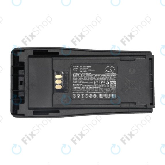 Batterie für Motorola CP, EP, GP, 2600mAh, Li-ion, 7.4V, NNTN4496, HQ