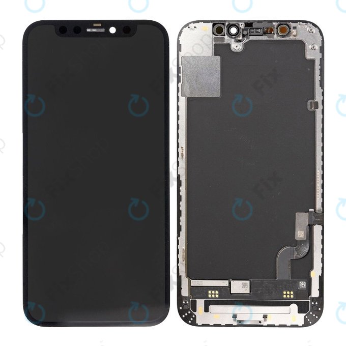 Apple iPhone 12 Mini - LCD Display + Touchscreen Front Glas + Rahmen In-Cell FixPremium