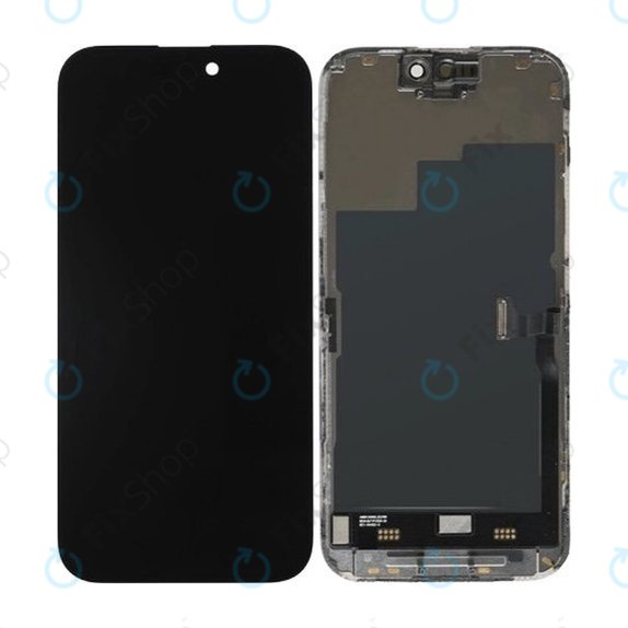 Display Soft OLED für iPhone 16 Plus, Touchscreen-Glas mit Rahmen, FixPremium