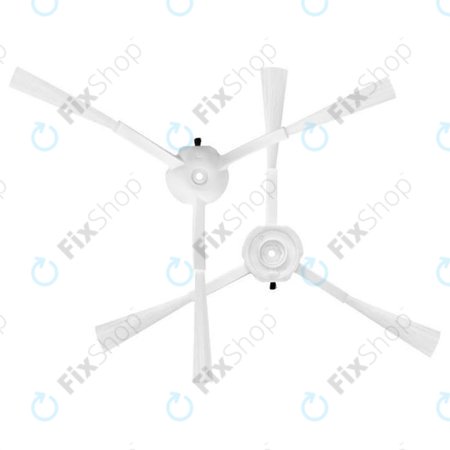 Xiaomi Lydsto W2 - Roidmi EVE Plus - Seitenbürste (Weiß) - 2Stk.