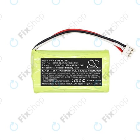 Batterie für Nvidia P2920, Nvidia Shield Game Controller, 1800mAh, Ni-MH, 2.4V, HFR-50AAJY1900x2(B), HQ