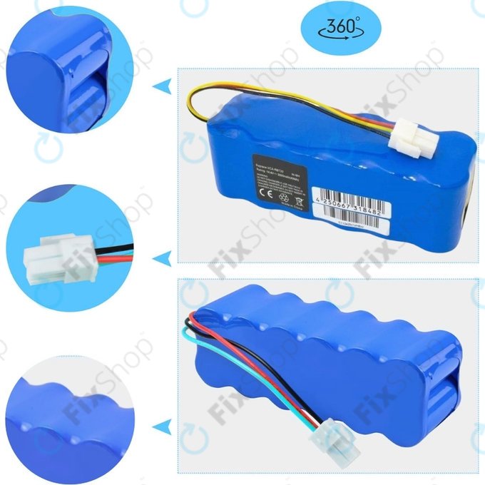 Samsung Navibot SR8840, SR8895, VCR8845 - Akku Batterie VCA-RBT20 Ni-MH 14.4V 3000mAh