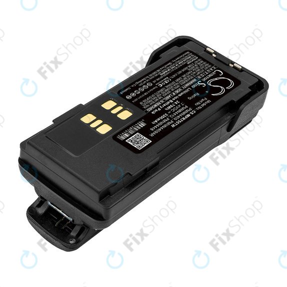 Batterie für Motorola DP2600, 4000, 4600, 4800, XPR3000, XPR3300, 3350mAh, Li-Ion, 7.4V, PMNN4409, HQ