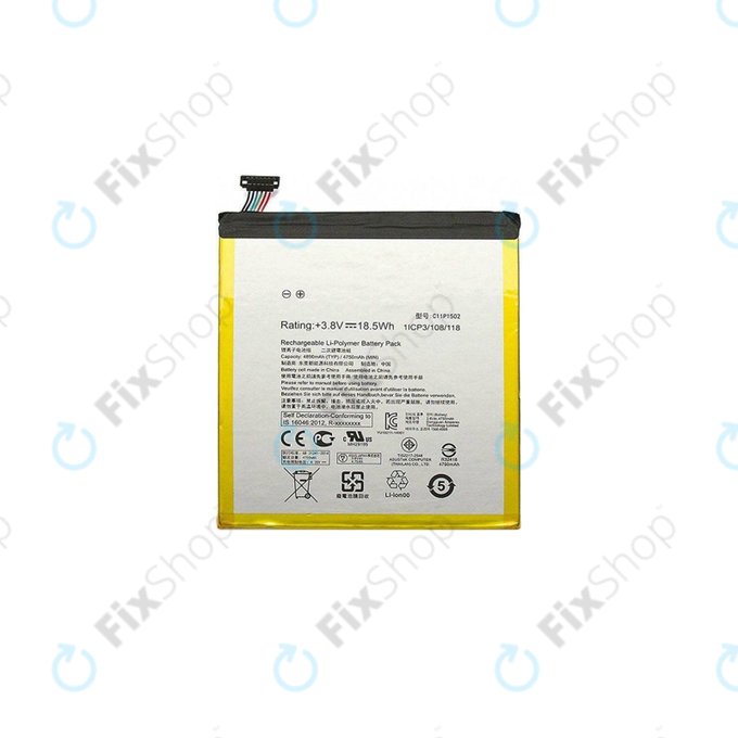 Asus ZenPad 10 Z300 - Akku Batterie C11P1502 4890mAh