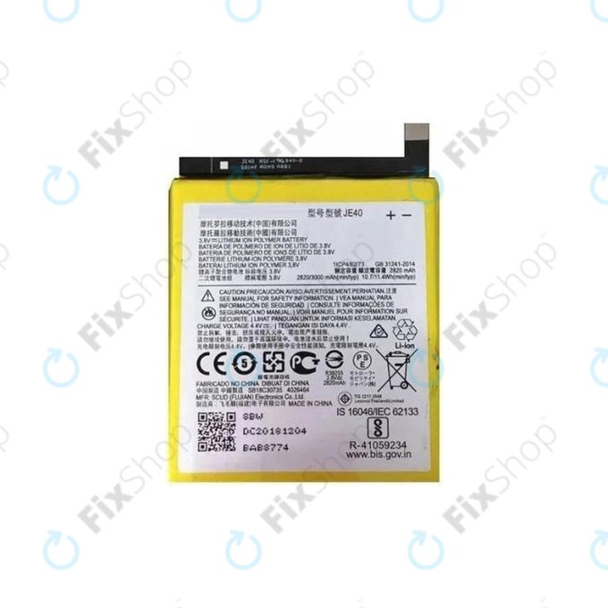 Motorola One (P30 Play) XT1941, G7 Play XT1952 - Akku Batterie JE40 3000mAh