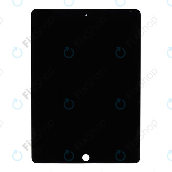 LCD-Display für iPad Air 2, Black, Touchscreen-Glas ohne Rahmen, Refurbished