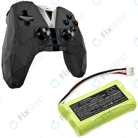 Batterie für Nvidia P2920, Nvidia Shield Game Controller, 1800mAh, Ni-MH, 2.4V, HFR-50AAJY1900x2(B), HQ