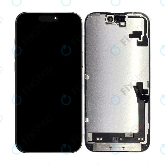 Display für iPhone 16, Touchscreen-Glas mit Rahmen, Refurbished