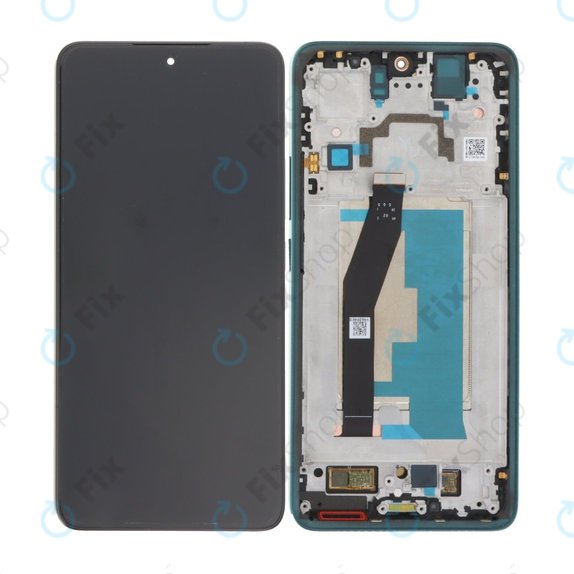 Xiaomi 14T 2406APNFAG - LCD Display + Touchscreen Front Glas + Rahmen (Titan Blue) OLED