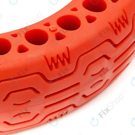 Xiaomi Mi Electric Scooter 1S, 2 M365, Essential, Pro, Pro 2 - Dauerhaft Schlauchloser Vollgummireifen (Typ 1) (Red)